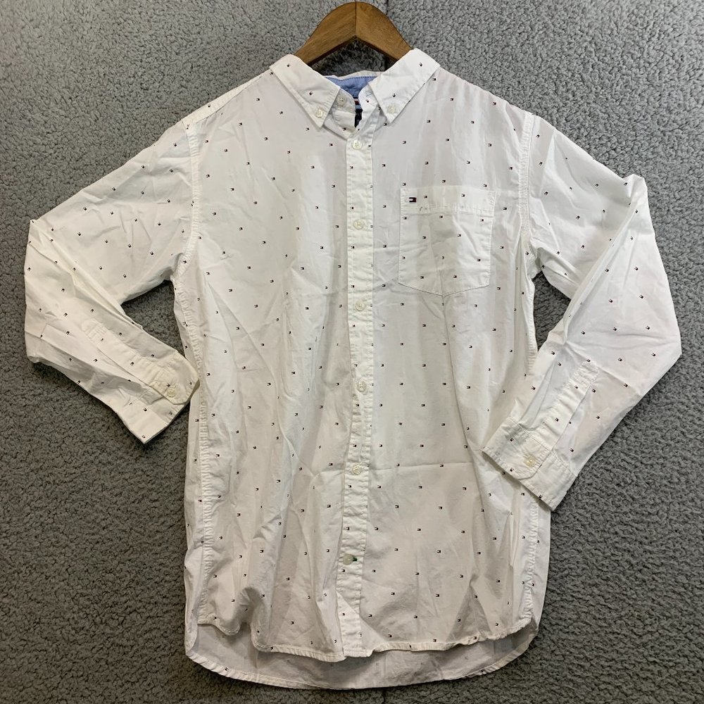 Tommy Hilfiger Pattern Button Up Shirt . Perfect Condition